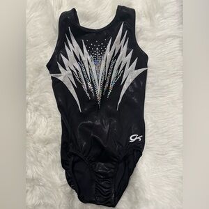 GK Black and Silver Leotard